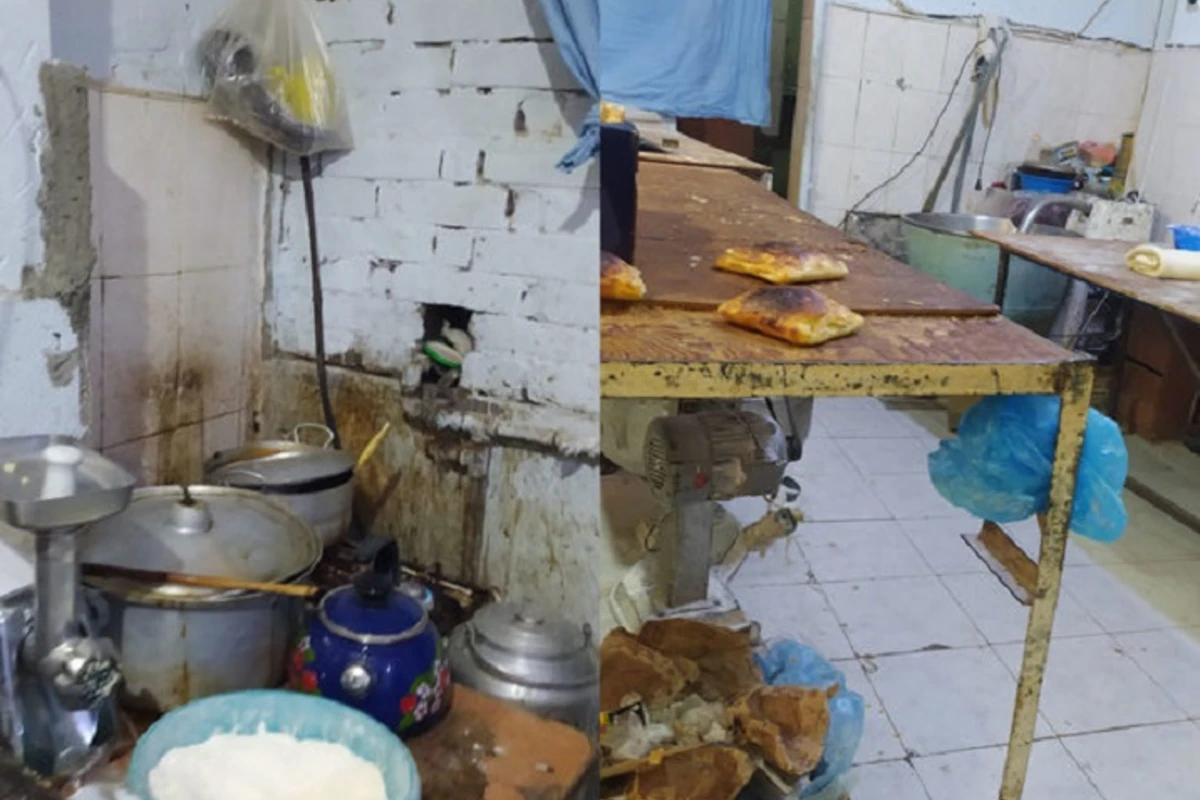 В бакинской пекарне царит антисанитария - ФОТО