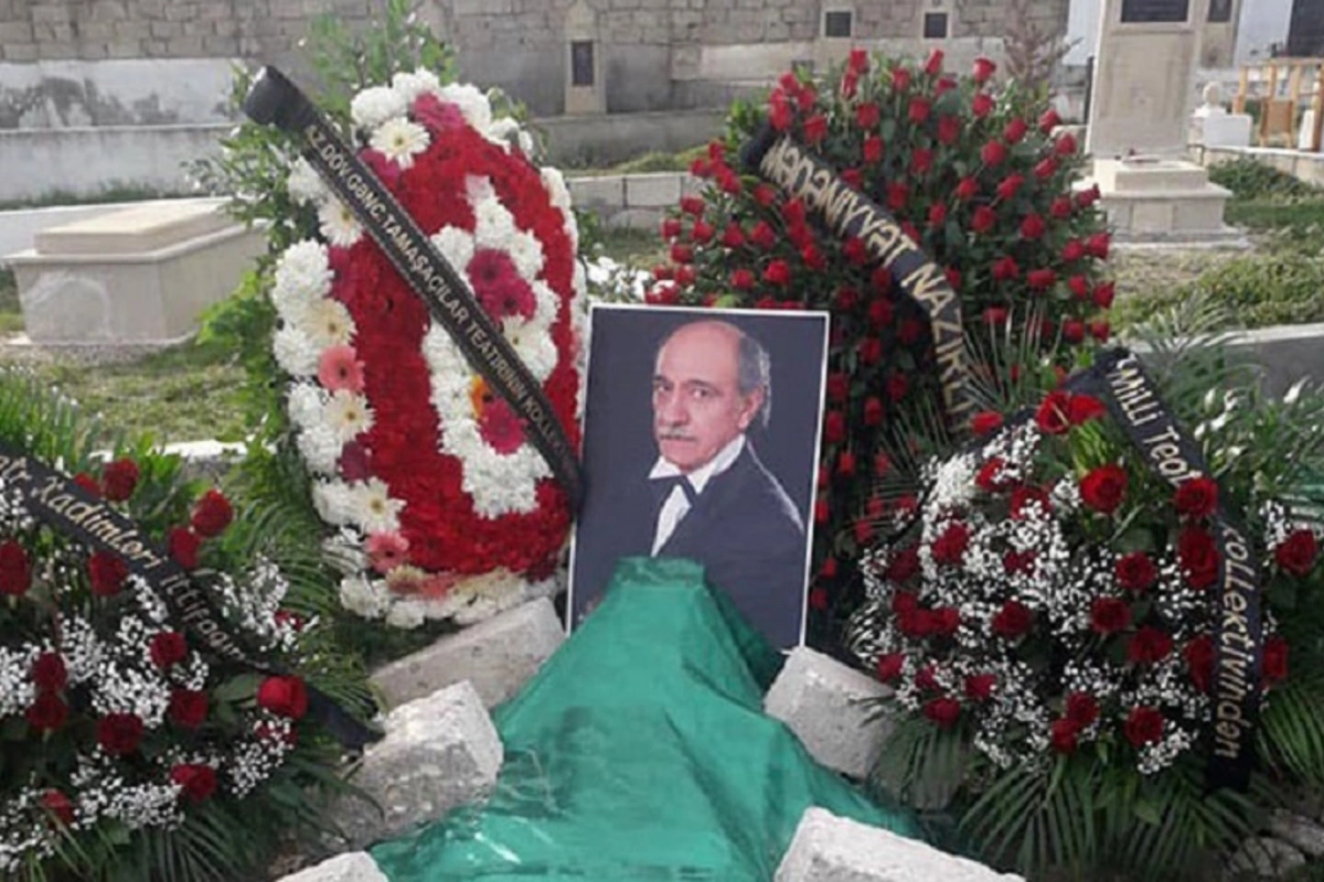 Xalq artistinin dəfnindən - FOTO