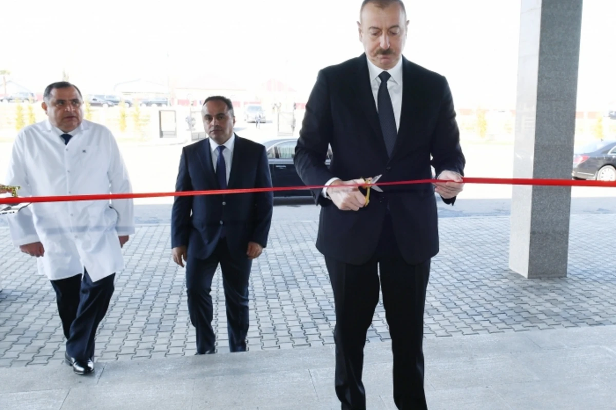 Goranboy Rayon Mərkəzi Xəstəxanasının açılışı olub - FOTO (YENİLƏNİB)