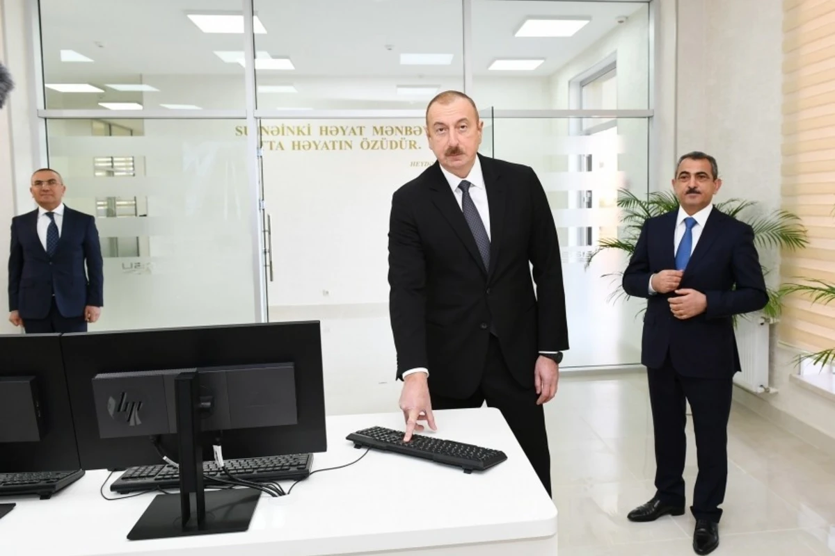 “Şəmkirçay” Sutəmizləyici Qurğular Kompleksi istifadəyə verilib - FOTO (YENİLƏNİB)