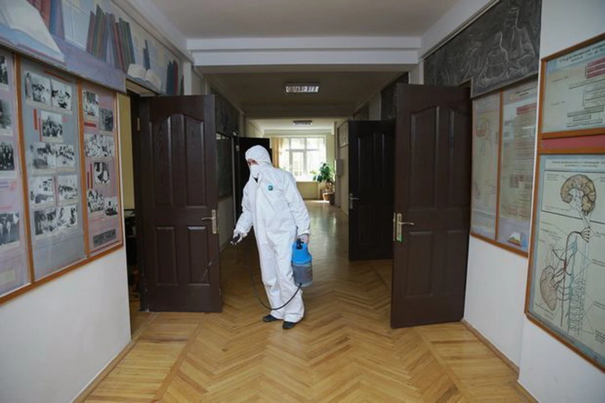 В Азербайджанском медуниверситете проведена дизенфекция - ФОТО