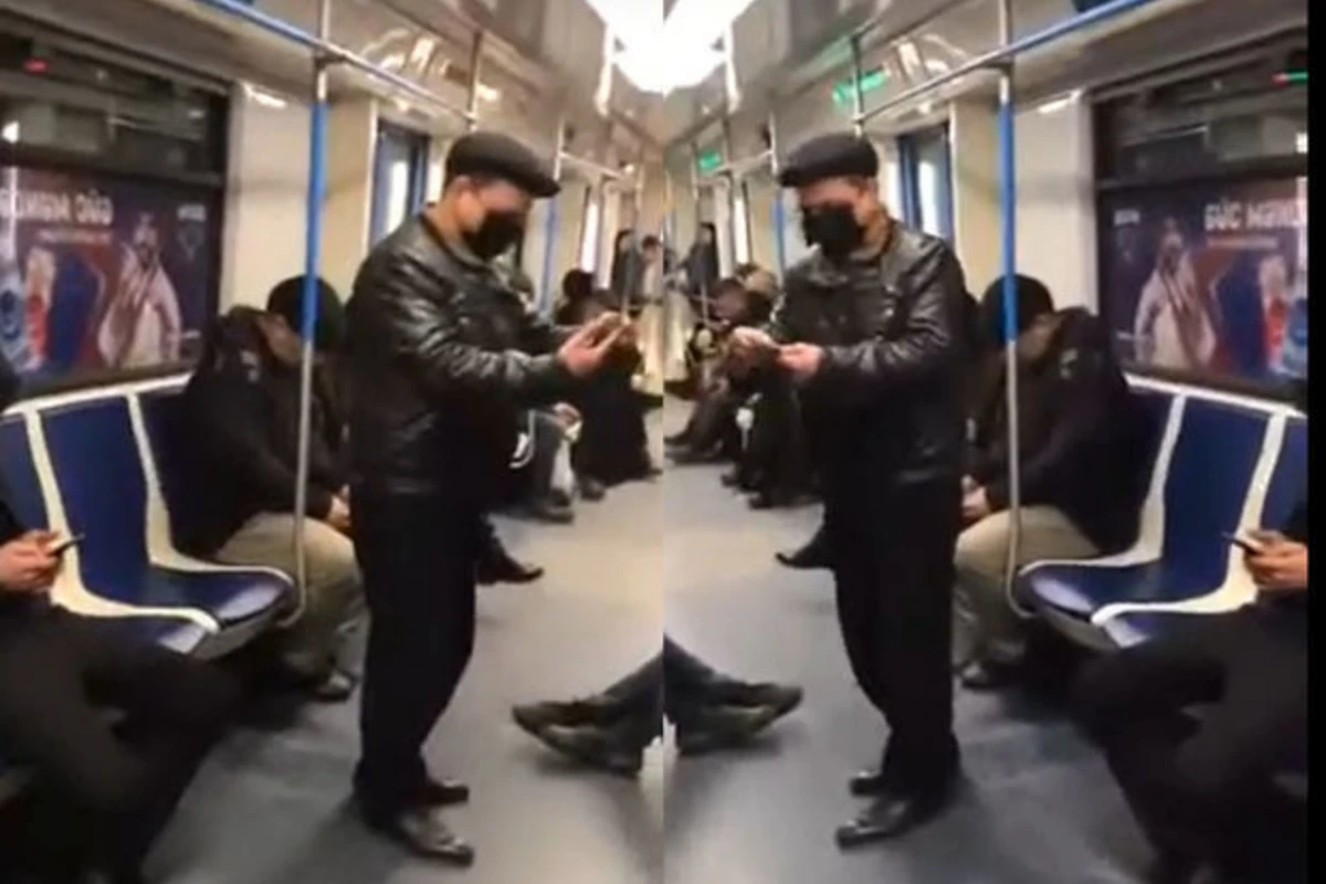 В бакинском метро продают медицинские маски по 2 маната - ВИДЕО