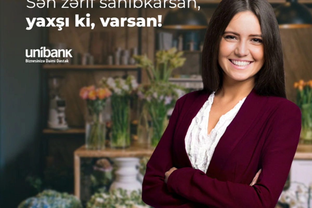 Unibankdan sahibkar xanımlara bayram hədiyyəsi: İllik cəmi 8% ilə kredit