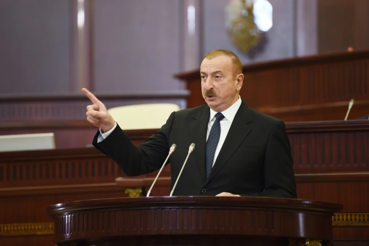 İlham Əliyev: Onların məruzələri seçkilərdən əvvəl yazılır - VİDEO