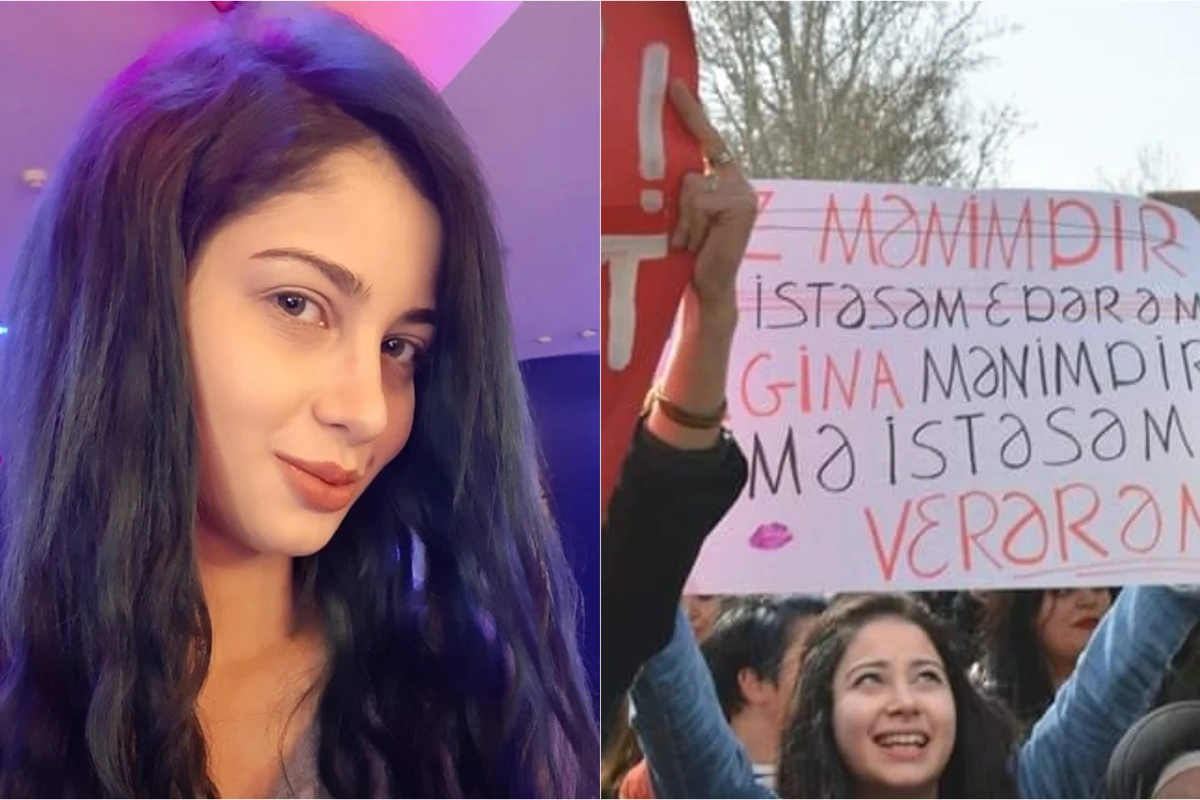 Azərbaycanda seks inqilabı etdim - Qalmaqallı plakatı qaldıran feminist qız - VİDEO