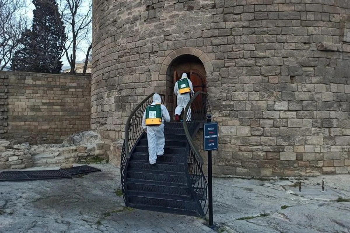 В Ичеришехер принимаются превентивные меры против коронавируса - ФОТО
