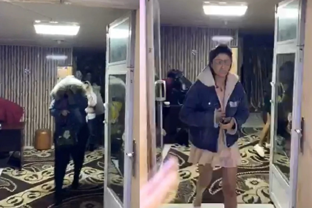 Bakıda masaj salonunda biabırçılıq - qızları maşına mindirib apardılar - VİDEO Bakıda masaj salonunda biabırçılıq - qızları maşına mindirib apardılar - VİDEO