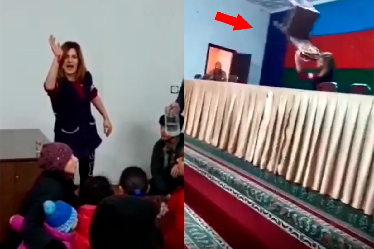 Ucarda qadınlar İcra hakimiyyətinə hücum etdilər - TƏFƏRRÜATLAR - VİDEO Ucarda qadınlar İcra hakimiyyətinə hücum etdilər - TƏFƏRRÜATLAR - VİDEO