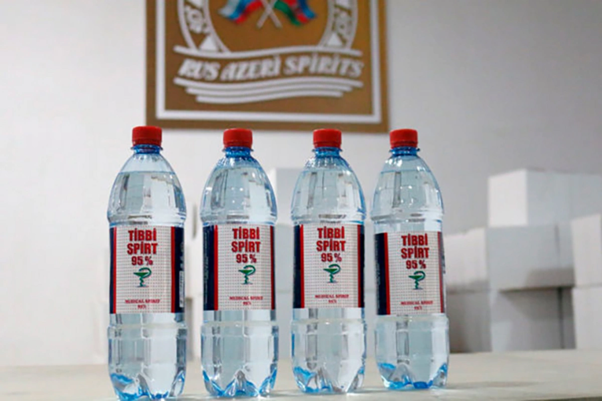 Azərbaycanda daha bir müəssisədə tibbi spirt istehsalına başlandı - FOTO