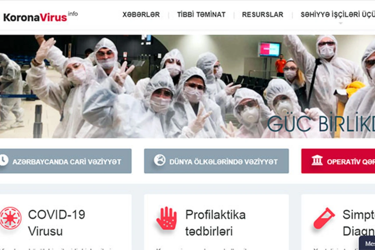 Koronavirusla bağlı sayta haker hücumu olub