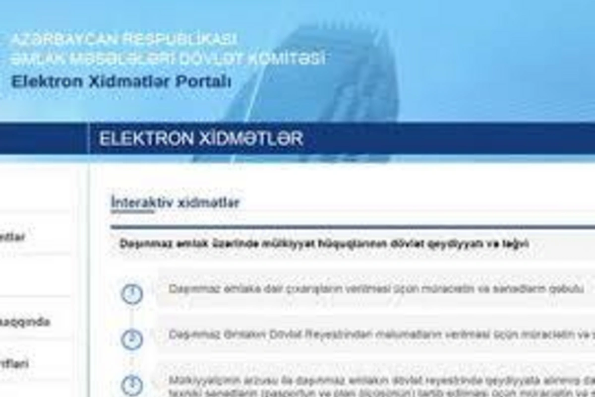 Daşınmaz əmlakın qeydiyyat xidmətləri xüsusi rejimdə aparılacaq Daşınmaz əmlakın qeydiyyat xidmətləri xüsusi rejimdə aparılacaq