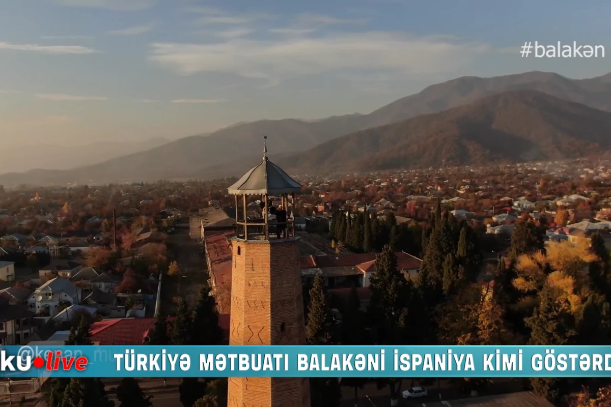 Türkiyə mətbuatı Balakəni İspaniya kimi göstərdi - VİDEO Türkiyə mətbuatı Balakəni İspaniya kimi göstərdi - VİDEO
