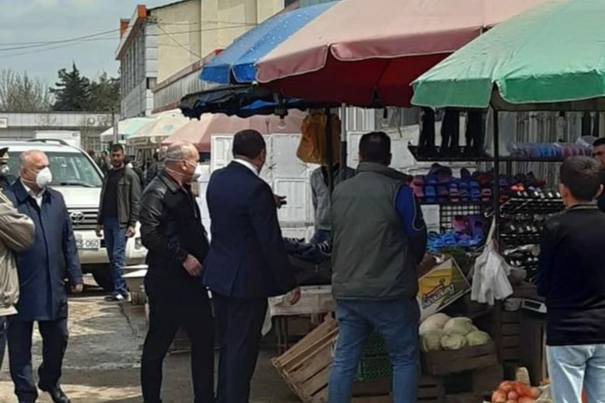 В Азербайджане высокопоставленные лица проверили соблюдение правил карантина - ФОТО