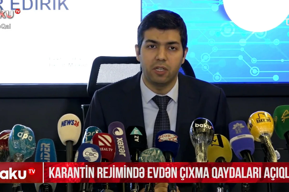 Azərbaycanda karantin rejimində evdən çıxma qaydaları açıqlanır - CANLI YAYIM