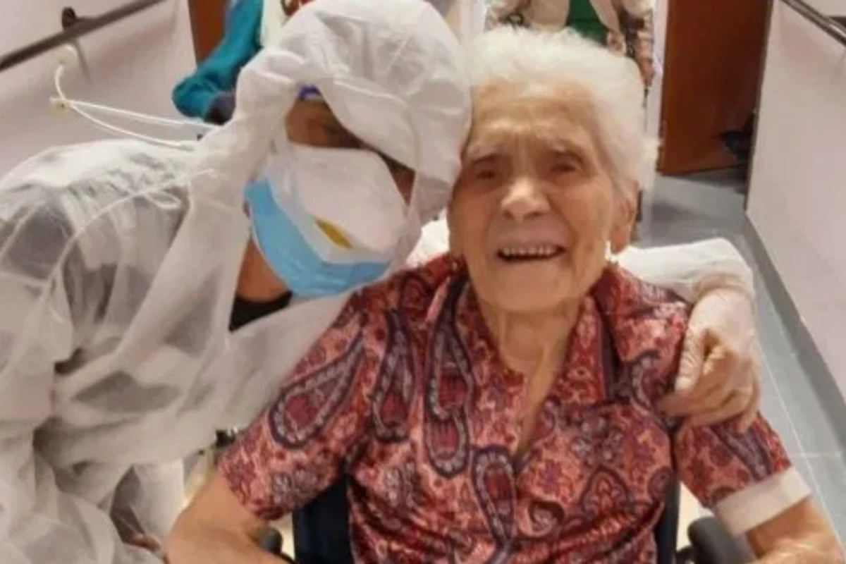 104 yaşı var, iki virusa  qalib gəlib