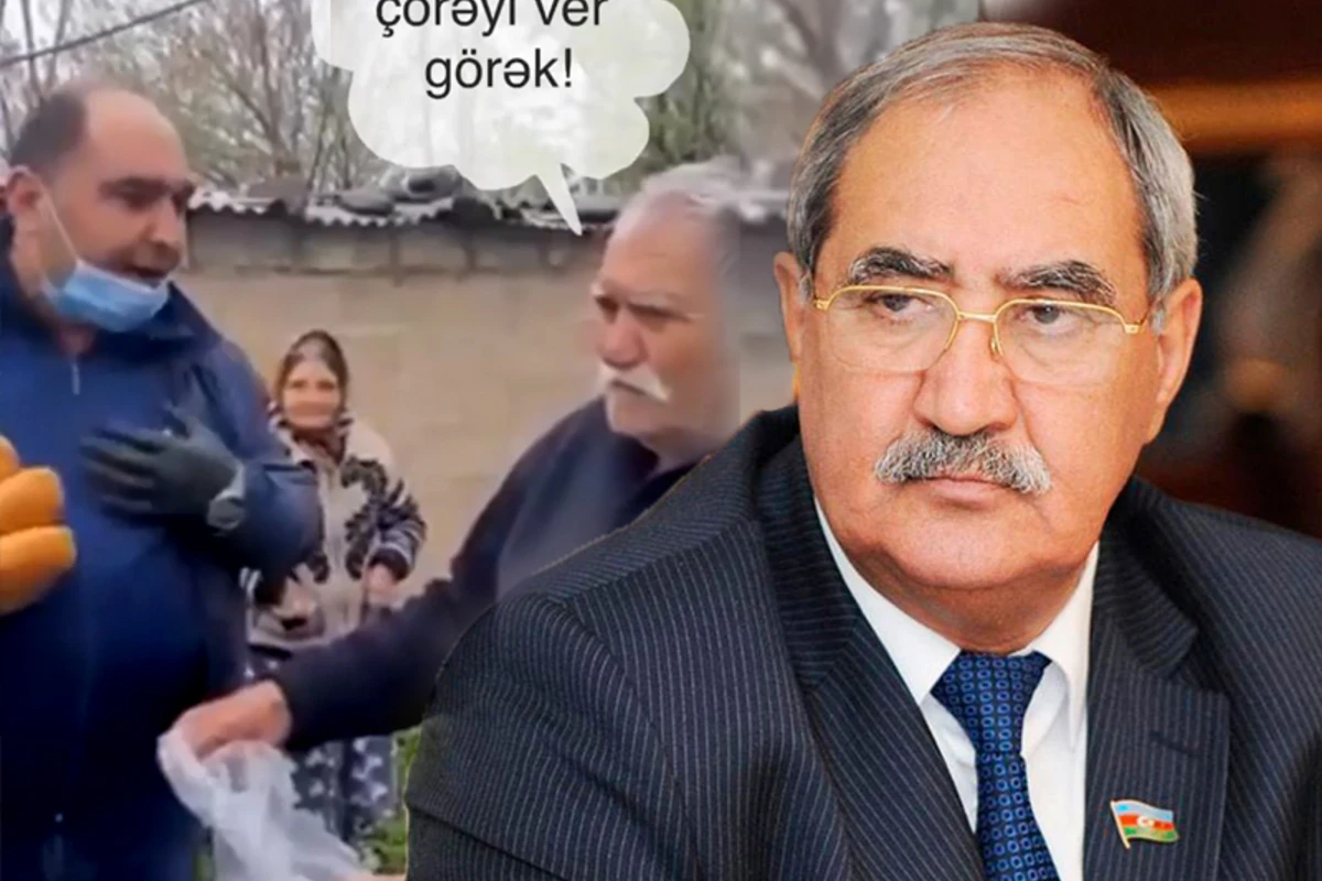 3 çörəklə özünü reklam edən partiya üzvü - VİDEO