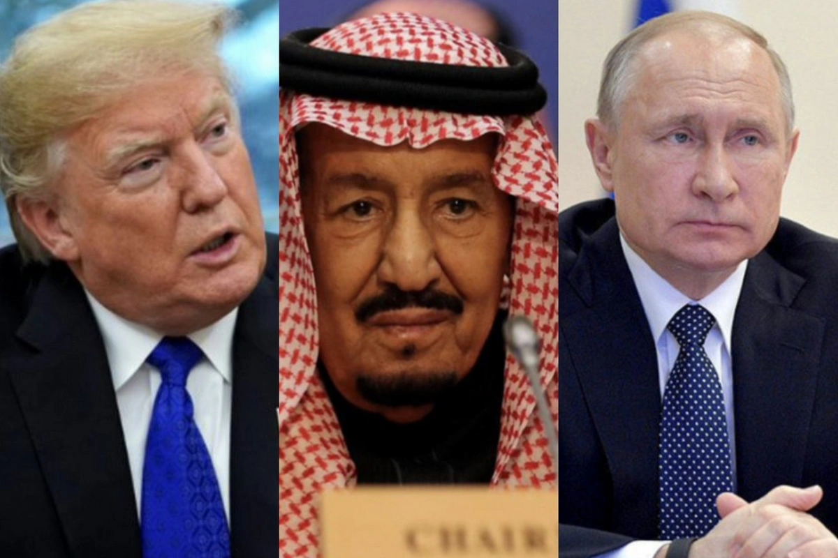 Tramp Putin və Salmanla neftin qiymətini müzakirə etdi Tramp Putin və Salmanla neftin qiymətini müzakirə etdi