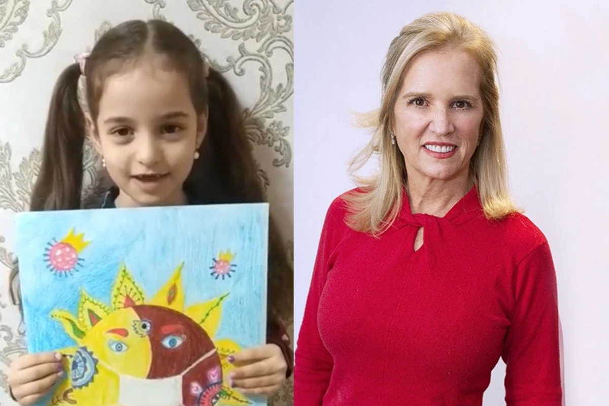 Amerikalı yazar 5 yaşlı azərbaycanlı qıza təşəkkür etdi - VİDEO