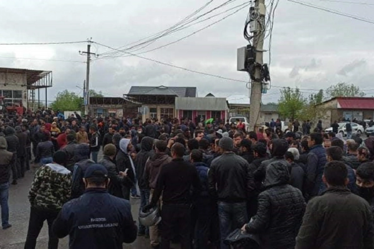 Marneulidə karantin rejiminin ləğvi tələbi ilə etiraz aksiyası keçirilib
