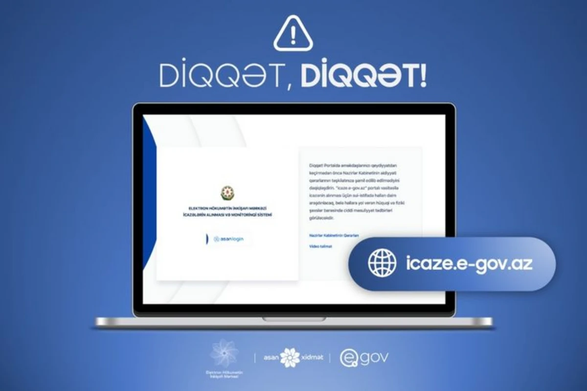 icaze.e-gov.az portalında qeydə alınmış bütün icazələrin müddəti 31 mayadək uzadılır