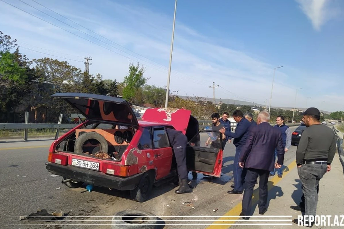 Bakı avtovağzalının yaxınlığında yol qəzası