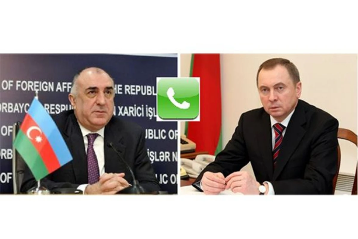 Elmar Məmmədyarov Belaruslu həmkarı ilə telefonla danışıb