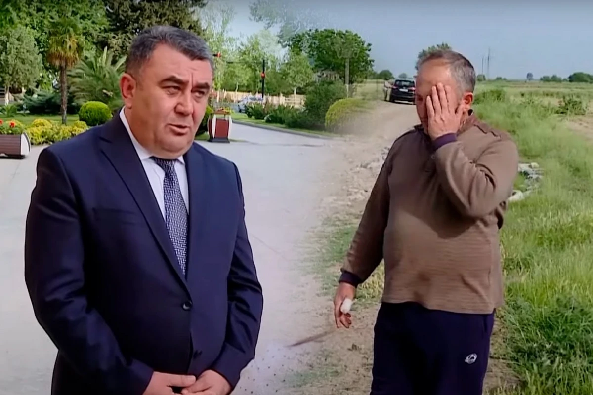 Azərbaycanda rayon sakini icra başçısının müavini tərəfindən döyülüb? - VİDEO