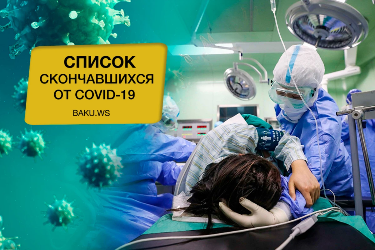 Список скончавшихся от коронавируса в Азербайджане лиц - ИНФОГРАФИКА