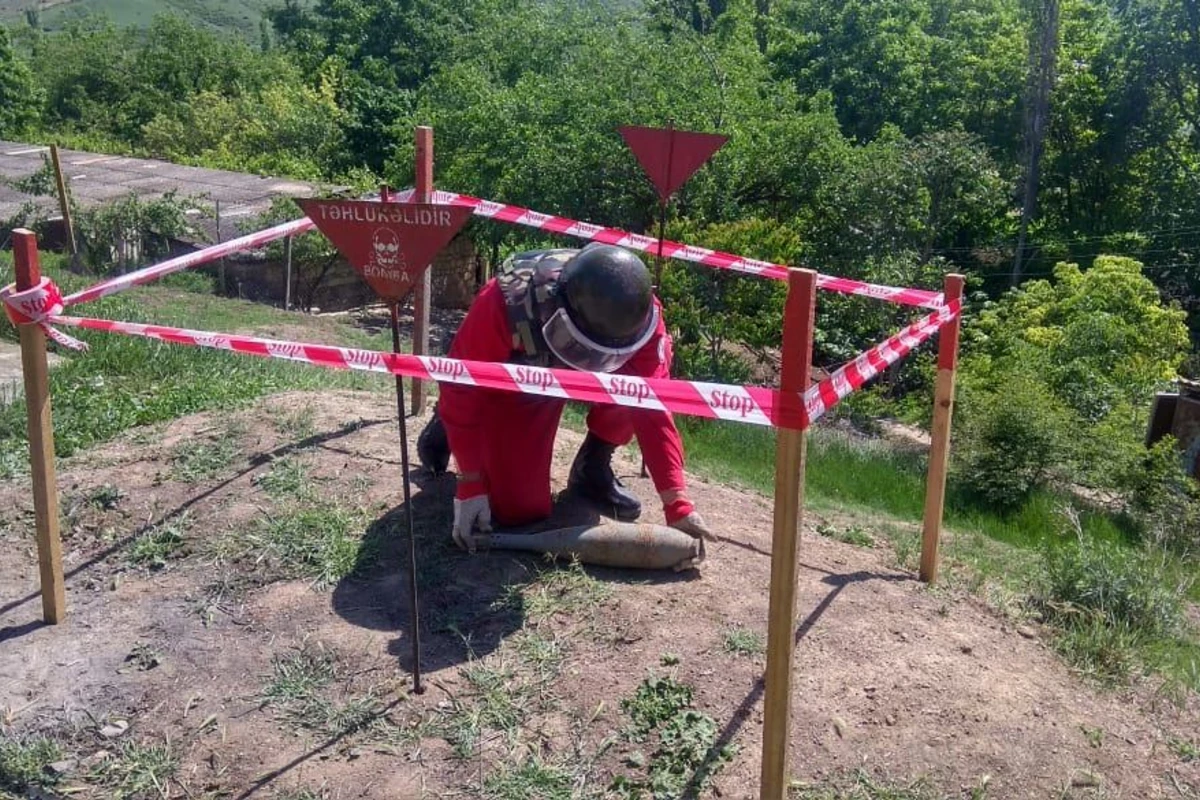 Tovuzda 2 ədəd minaatan mərmisi aşkarlanıb - FOTO