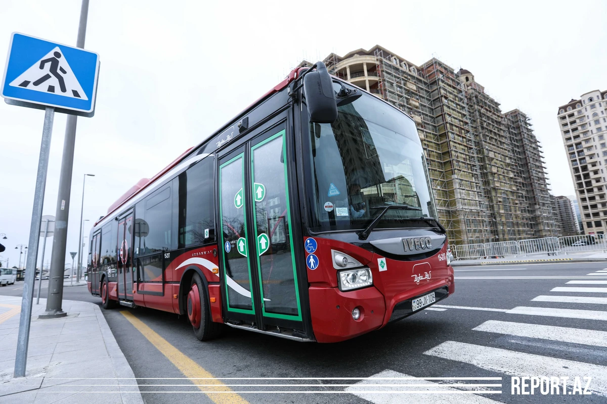 Daha bir marşrut xəttinə BakuBus avtobusları buraxılacaq Daha bir marşrut xəttinə BakuBus avtobusları buraxılacaq