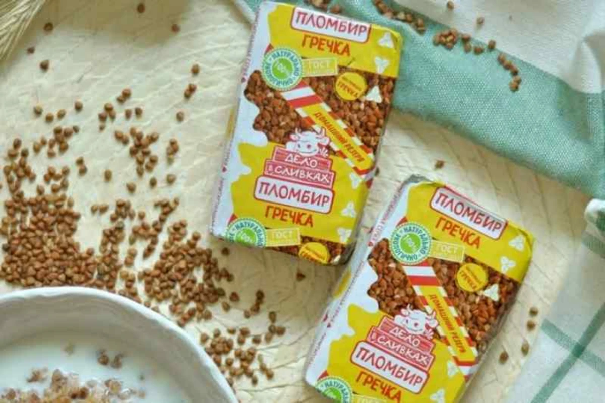 В России появилось мороженое со вкусом гречки