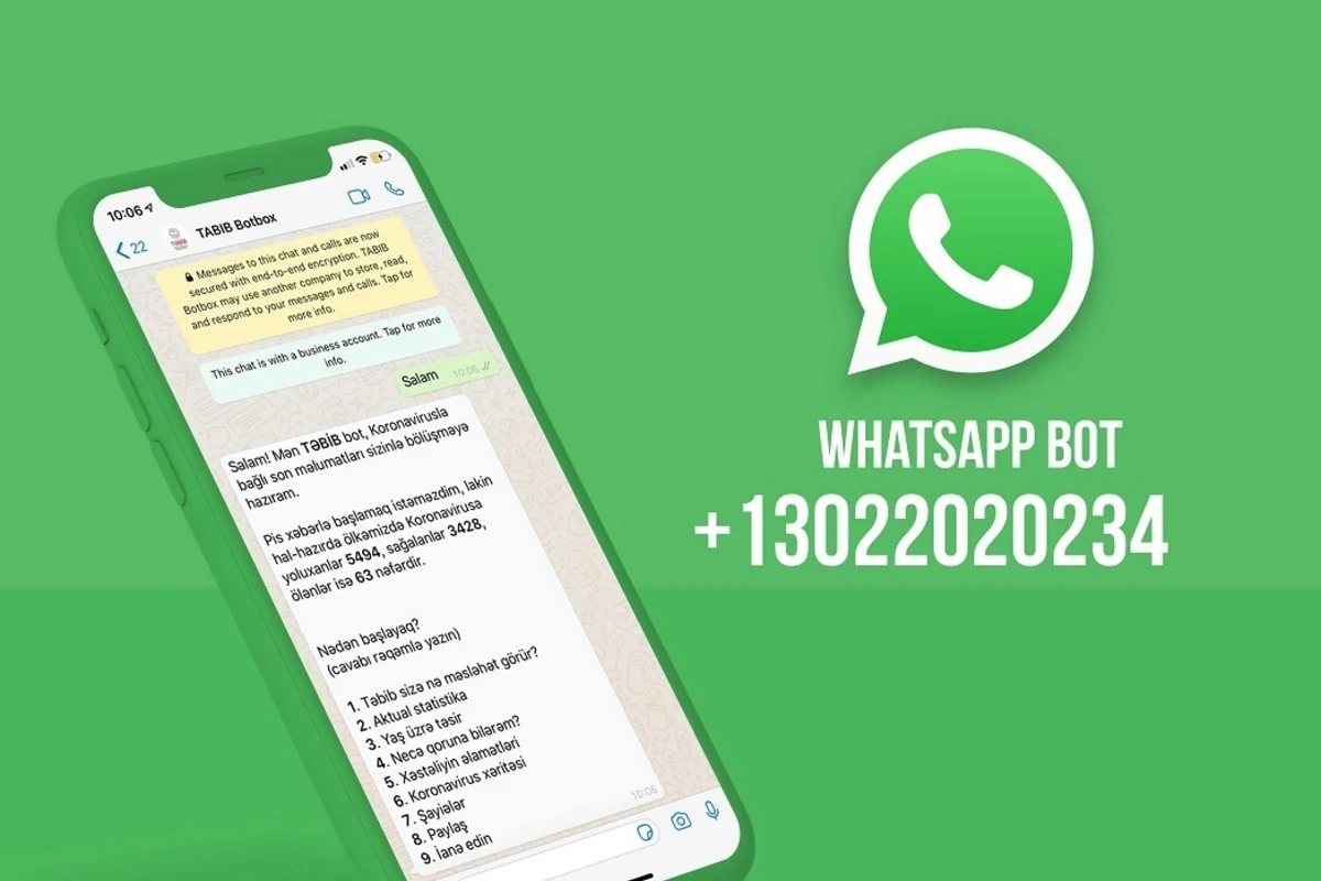 Запущен бот WhatsApp для получения свежих данных о пандемии COVID-19