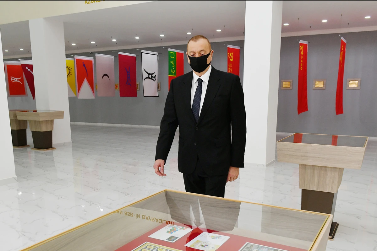 Prezident Tərtərdə muzey açılışında - FOTO