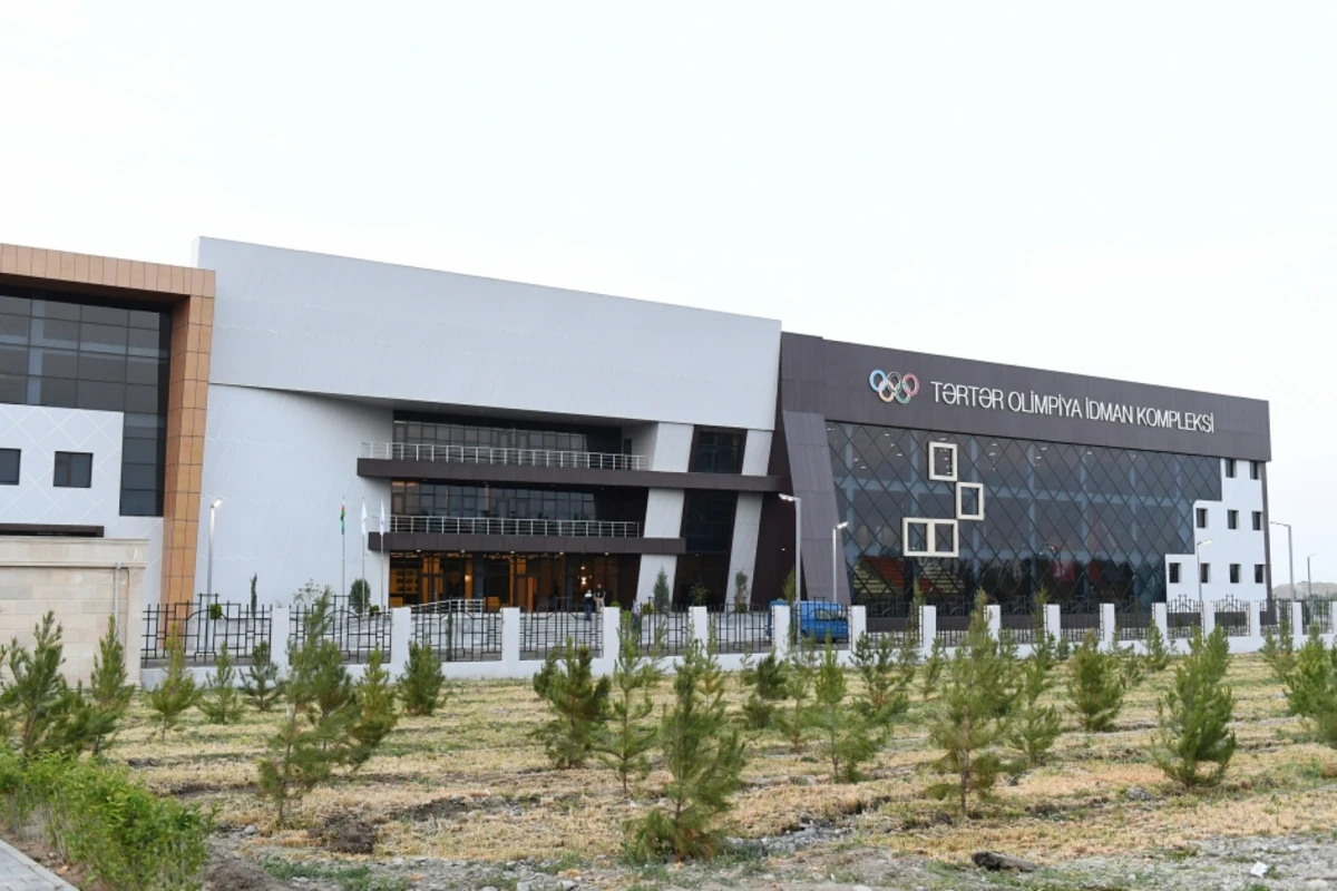 Tərtər Olimpiya İdman Kompleksi açıldı - FOTO