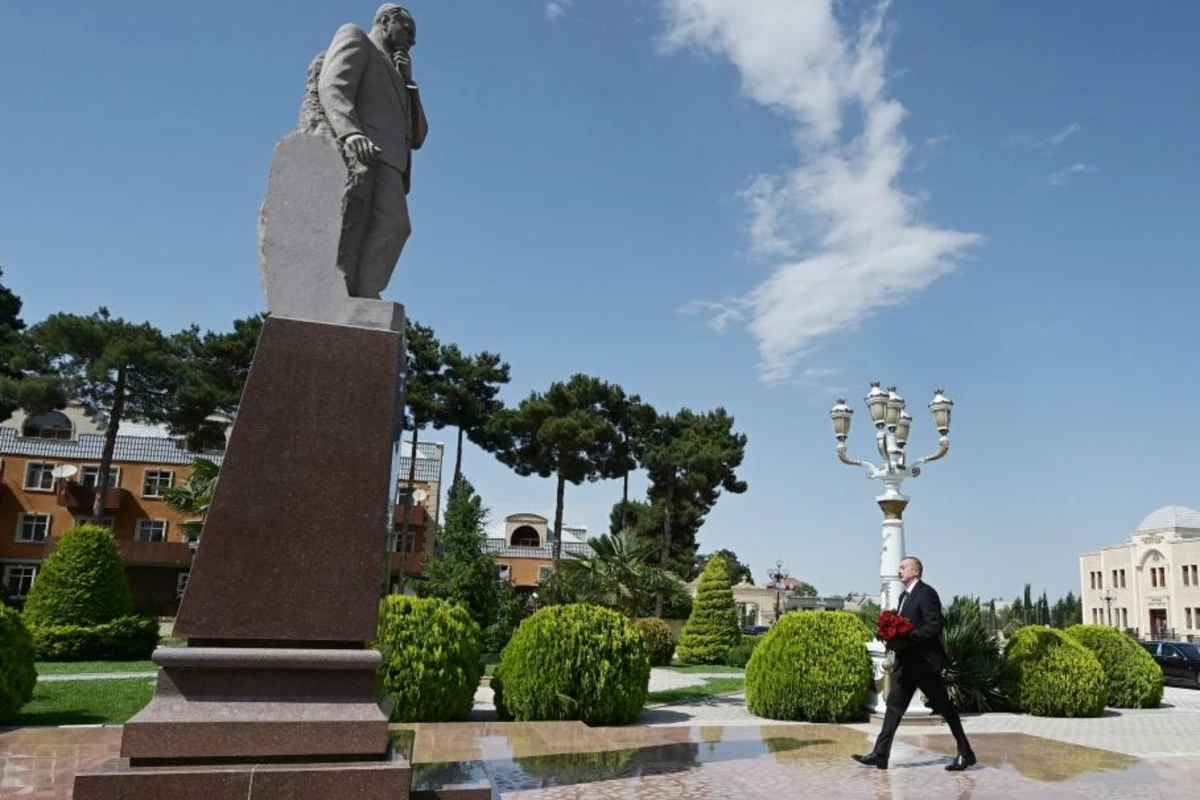 Президент Ильхам Алиев посетил Агджабединский район - ФОТО