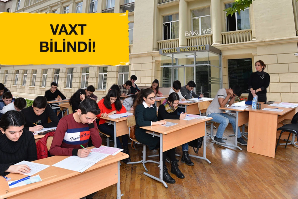 Azərbaycanda dərslərin nə vaxt başlayacağı açıqlandı - RƏSMİ Azərbaycanda dərslərin nə vaxt başlayacağı açıqlandı - RƏSMİ