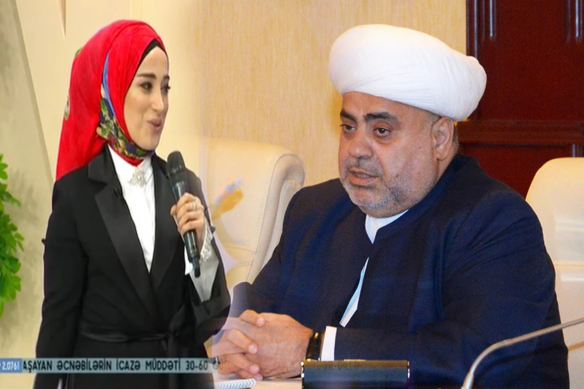 Allahşükür Paşazadənin qızı ilk dəfə canlı efirdə - VİDEO