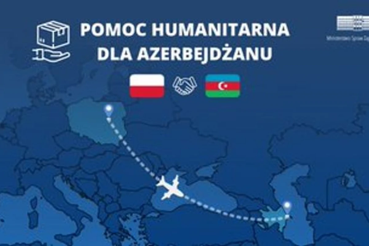 Polşa Azərbaycana humanitar yardım göndərib