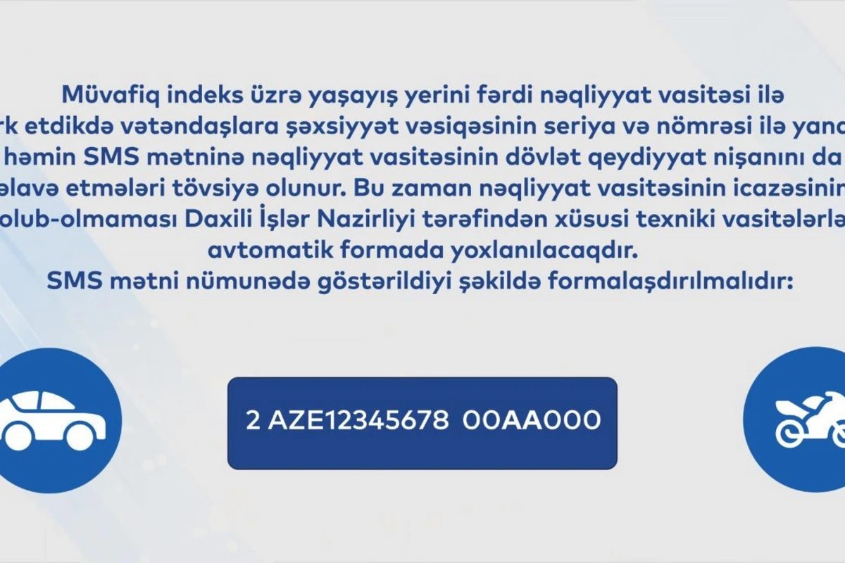 8103 icazə sistemi ilə bağlı yeni AÇIQLAMA