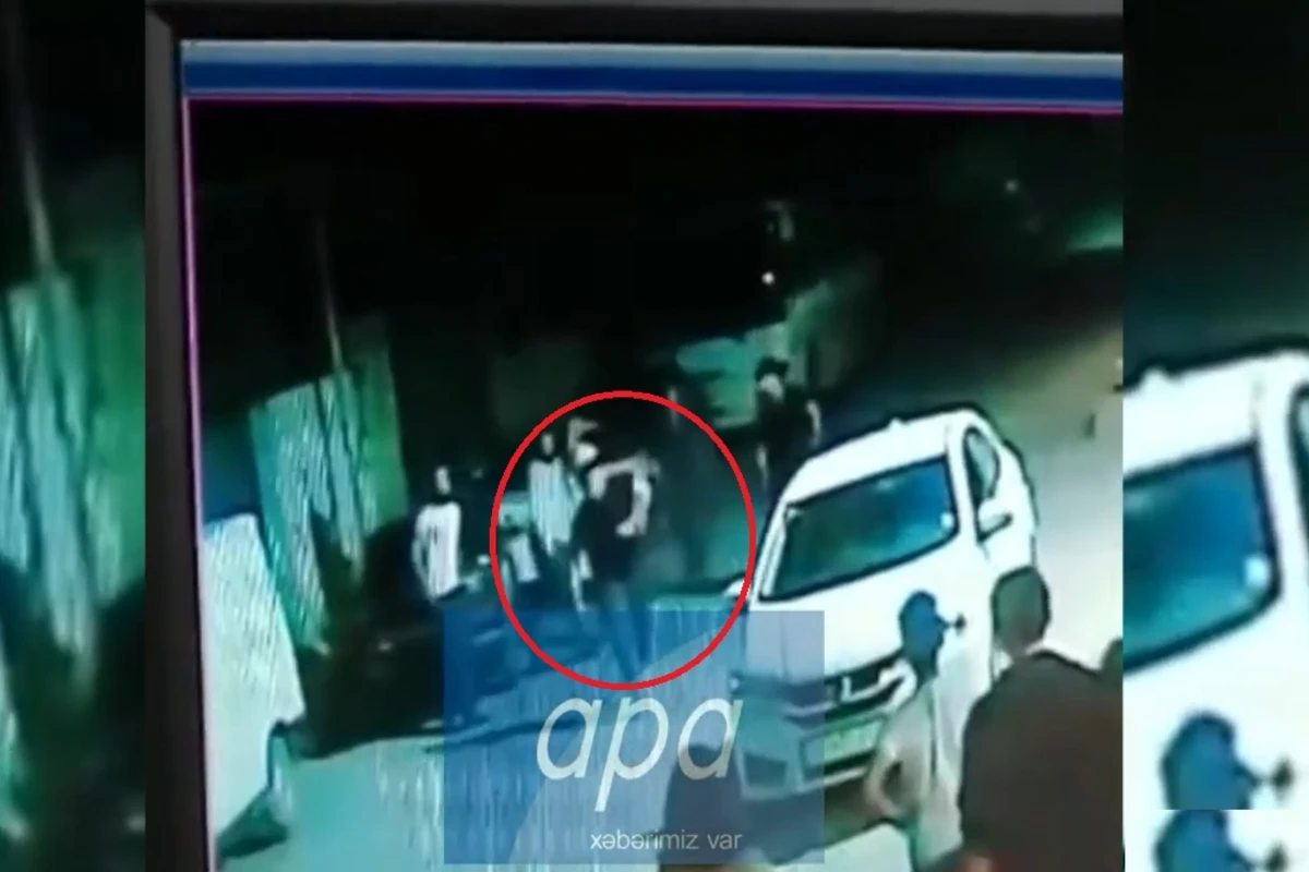 Bakıda kriminal avtoritetin öldürülmə anının görüntüləri - VİDEO