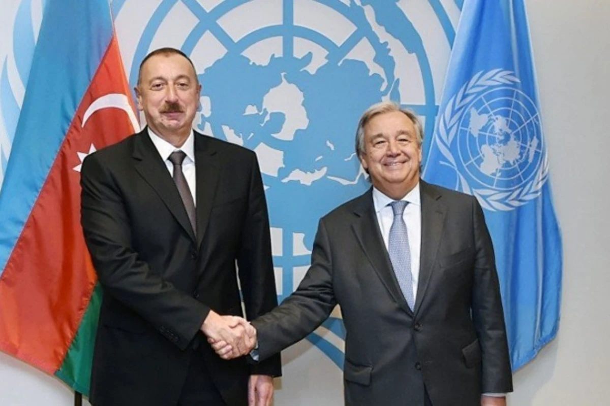 Prezident İlham Əliyev BMT-nin Baş katibinə telefonla zəng edib Prezident İlham Əliyev BMT-nin Baş katibinə telefonla zəng edib