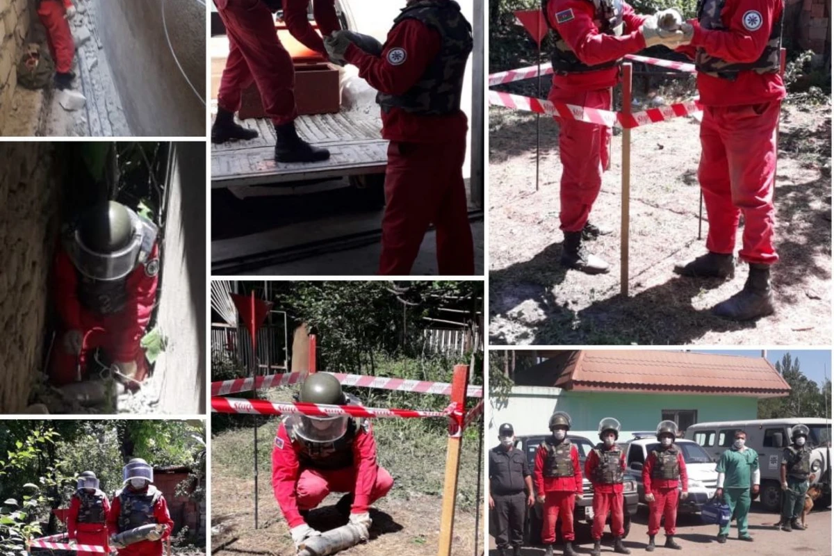 Tovuzun Dondar Quşçu kəndində partlamamış top mərmisi tapılıb - FOTO Tovuzun Dondar Quşçu kəndində partlamamış top mərmisi tapılıb - FOTO