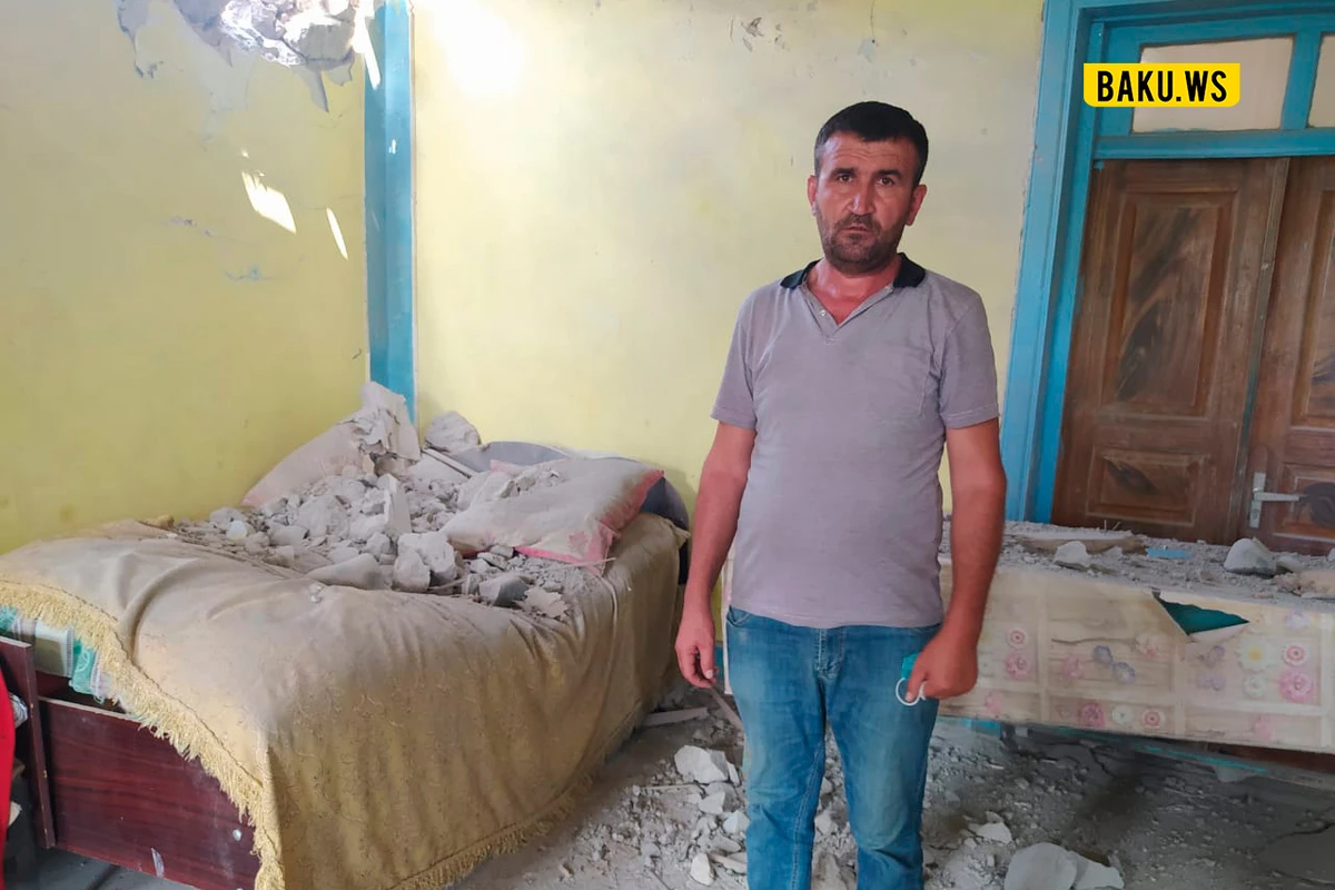 Erməni təcavüzünə məruz qalmış daha bir yaşayış evindən VİDEOREPORTAJ