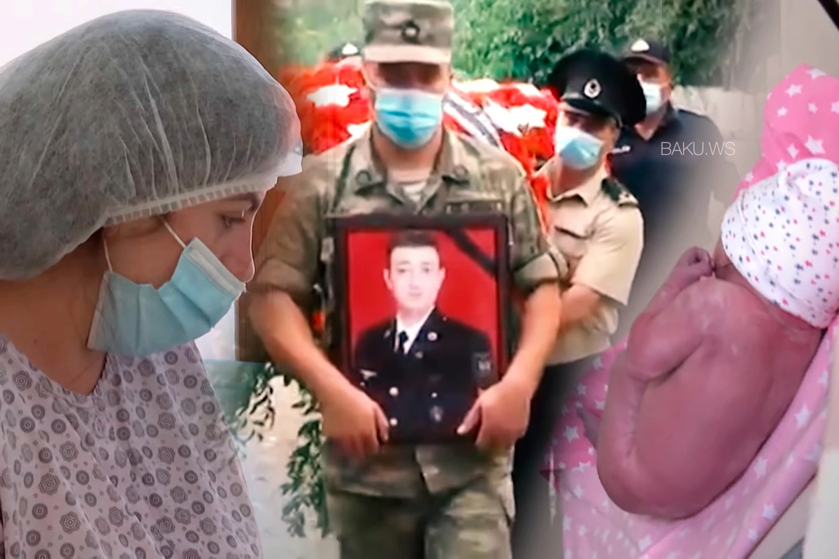 3 gün əvvəl şəhid olan gizir Yaşar Babayevin qızı dünyaya gəldi - VİDEO