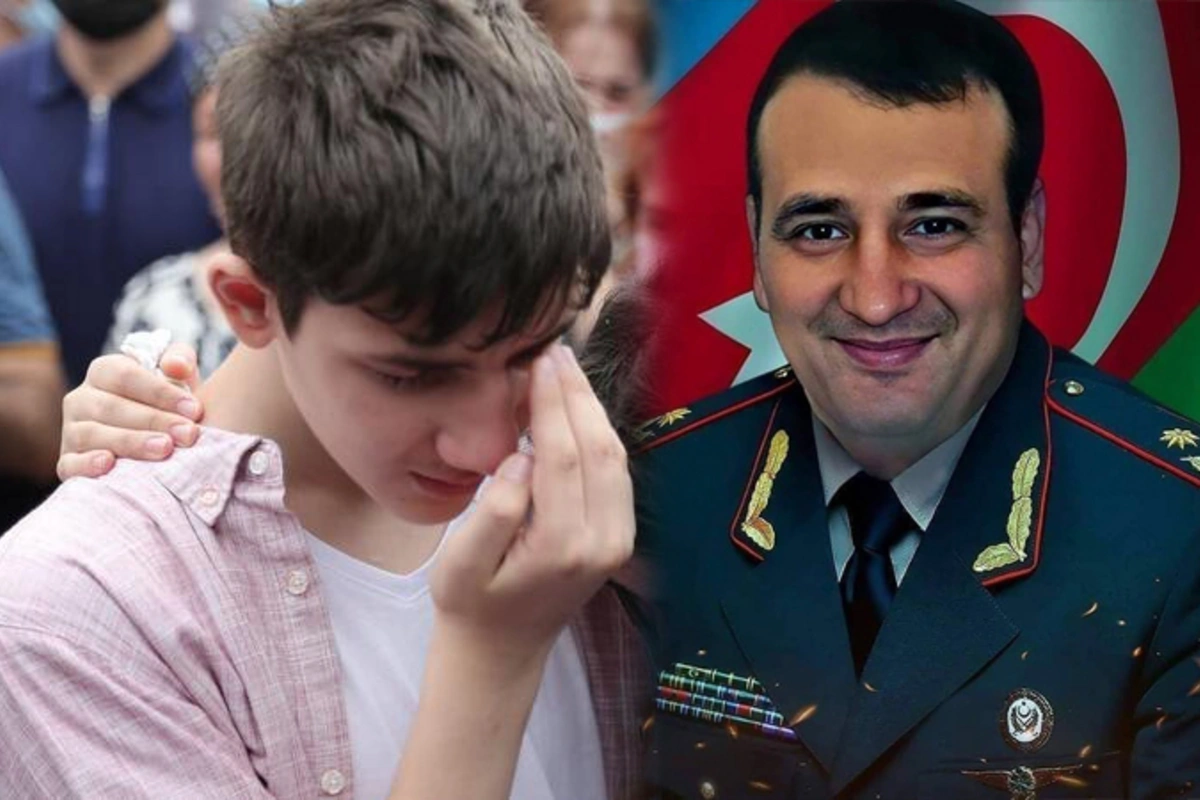 Şəhid generalımızın oğlu ilə sonuncu FOTOSU