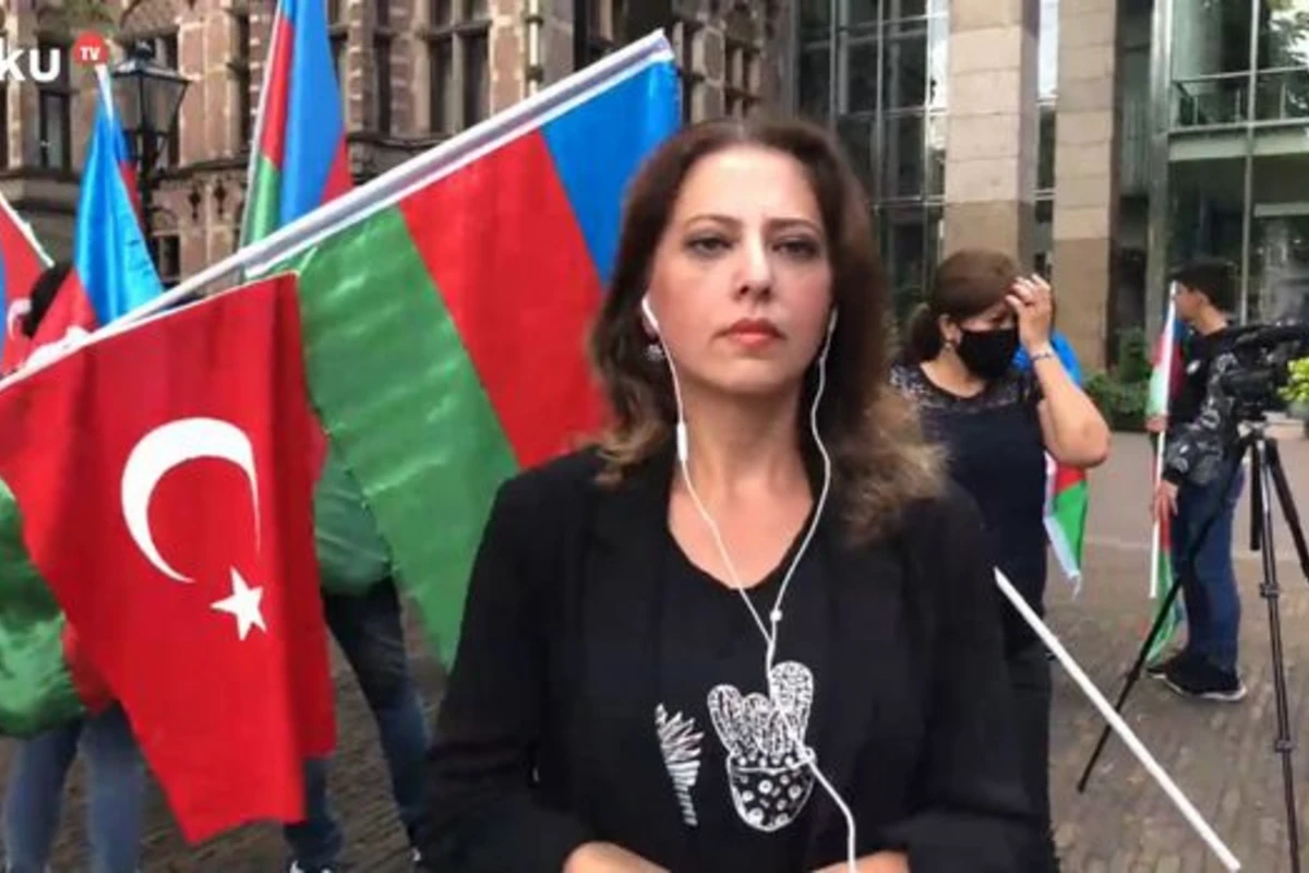 Niderlanddakı azərbaycanlılar ordumuza dəstək aksiyası keçiriblər - VİDEO