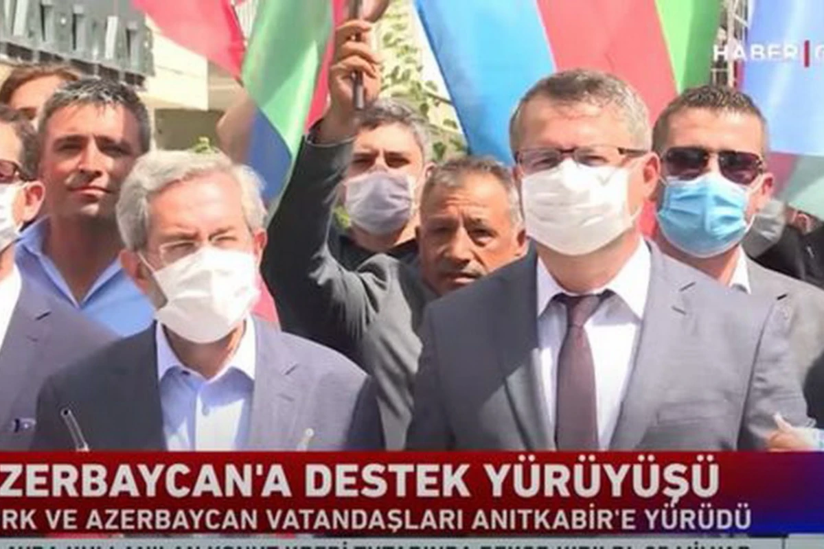 Azərbaycana dəstək yürüşü Türkiyə telekanalında - VİDEO
