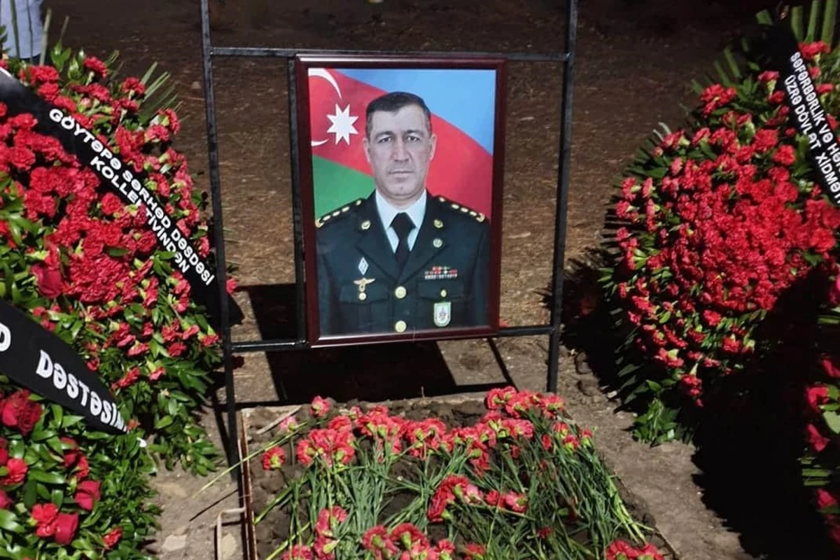 Qəzada həlak olan polkovnik Cəlilabadda dəfn edildi