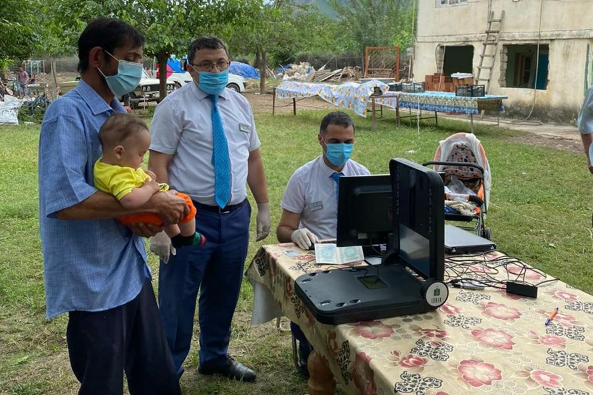 Şəhid övladına Səyyar ASAN xidmət göstərilib - FOTO