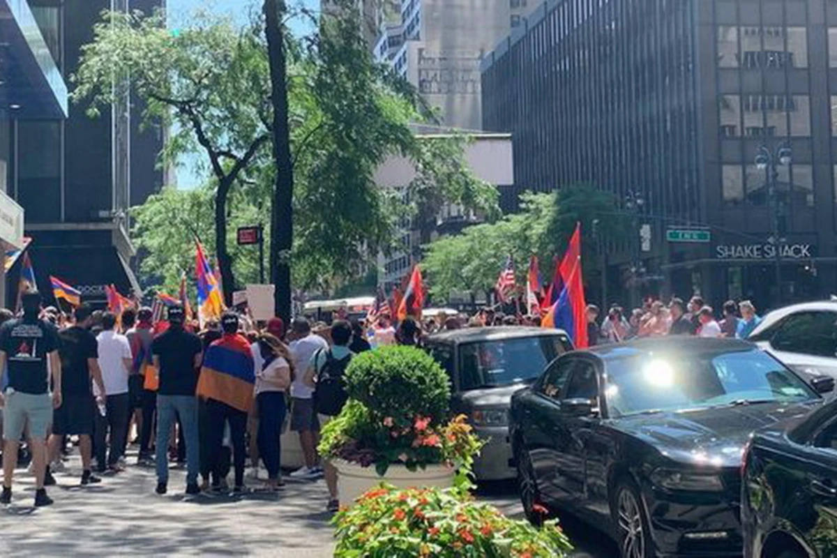 Провалилась армянская провокация против наших соотечественников в Нью-Йорке - ВИДЕО